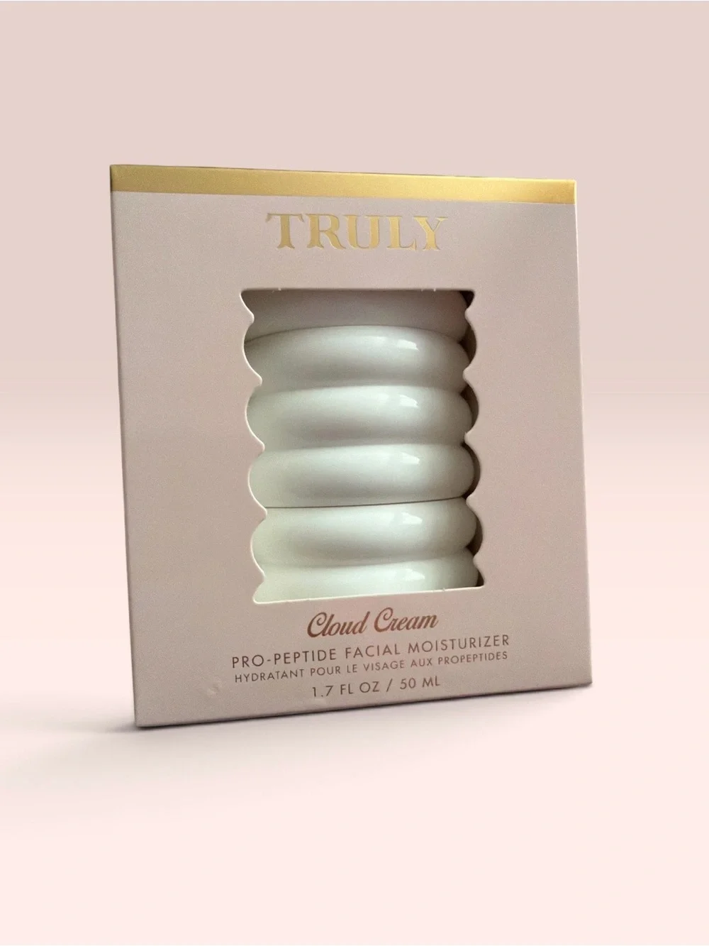TRULY Cloud Cream Pro-Peptide Moisturizer - Pink & Gold